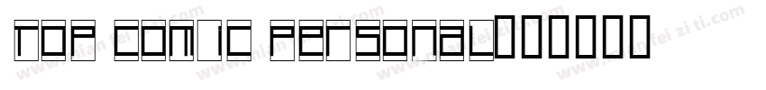 Top Comic Personal字体转换